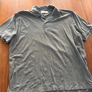Buck Mason Gray Polo Shirt